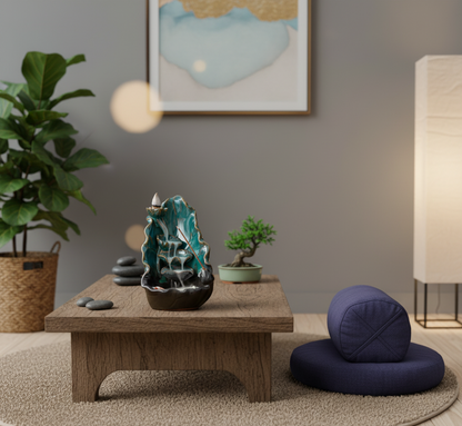 Brûleur d’encens en cascade - “Lotus” à effet cascade