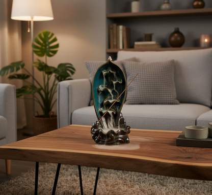 Brûleur d’encens en cascade - “Lotus” à effet cascade